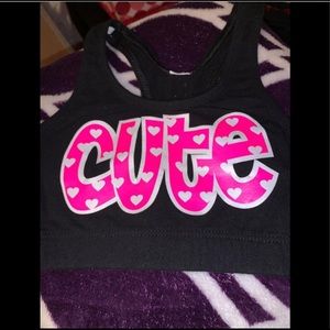 Youth Medium sports bra